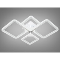 Люстра стельова LED Diasha 8060 біла 60 Вт пульт Diasha 8060/2+2WH