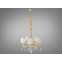 Люстра с абажурами на 5 ламп Diasha 4837/5 Люстра с абажурами на 5 ламп Diasha 4837/5