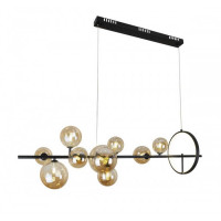 Подвесная люстра декоративная черная Levistella 918LP267-10 BK+BR Подвесная люстра декоративная черная Levistella 918LP267-10 BK+BR