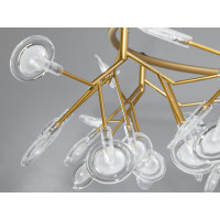 Декоративная люстра в зал 54 лампочкиочки  Diasha Y887-54CGD