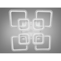 Потолочная LED-люстра с диммером и цветной подсветкой Diasha 2406/4+4WH LED 3color dimmer