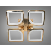 Світлодіодна люстра смарт світильник з пультом, 60W, золото Diasha S8060/4G