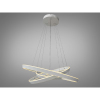 Шикарна новинка, біла світлодіодна підвісна люстра в вітальню, 260 Вт Diasha 5153/800+600+400WH