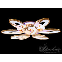 Cветодиодная люстра Diasha 8090/6+3G LED 3color dimmer