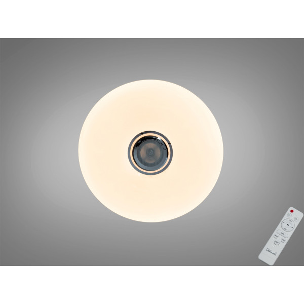 Смарт LED люстра біла 80 Вт RGB з Bluetooth Diasha DB-8301/500RGB+MP3
