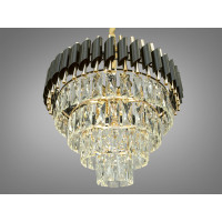 Современная хрустальная люстра для зала спальни гостиной Diasha 201202/500BK+S-gold