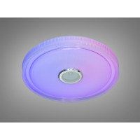Смарт LED люстра біла 80 Вт RGB з Bluetooth Diasha DB-8311/500RGB+MP3