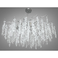 Современная люстра в зал 14 ламп, хром Diasha 603-1000CH