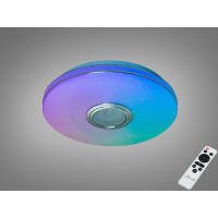 Стельова люстра біла 45 Вт з Bluetooth колонкою та підключенням до розумного будинку Diasha DB-8310/300RGB+MP3+TUYA