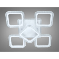 Стельова LED люстра біла 70W пульт димер 5 модулів Diasha AS8170/4+1WHLED3colordimmer