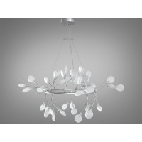 Люстра декоративная 45 лампочки, хром сатин Diasha Y889-45ASL