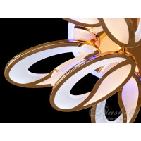 Cветодиодная люстра Diasha 8090/6+3G LED 3color dimmer