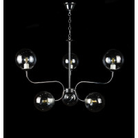 Люстра с плафонами Splendid-Ray 260615(CR+BLK) Люстра с плафонами Splendid-Ray 260615(CR+BLK)