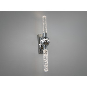 Дизайнерське світлодіодне бра, 8 Вт, хром Diasha F3787HR