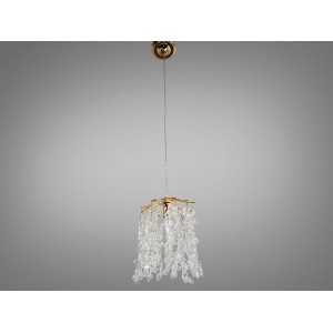 Дизайнерська підвісна люстра на 1 лампу, хром Diasha 603-1PGD