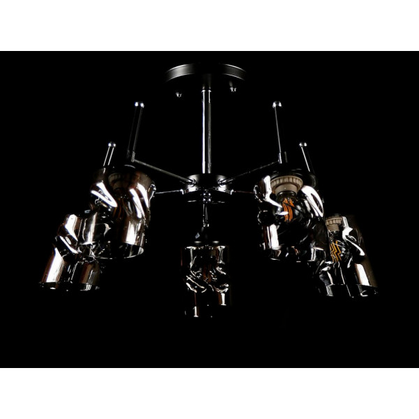 Люстра с плафонами  L6013/5 (CR+BLK) Splendid-Ray
260741