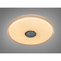 Смарт LED люстра біла 80 Вт RGB з Bluetooth Diasha DB-8306/500RGB+MP3