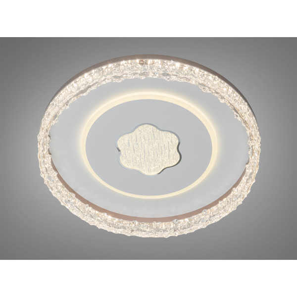 Люстра стельова LED Diasha біла квітка без пульта Diasha WG5157/BWH