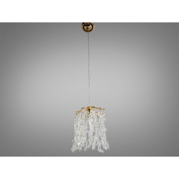 Дизайнерська підвісна люстра на 1 лампу, хром Diasha 603-1PGD Дизайнерська підвісна люстра на 1 лампу, хром Diasha 603-1PGD