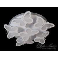 Люстра светодиодная потолочная в детскую комнату с пультом Diasha 8067/5+1WH LED 3color dimmer 