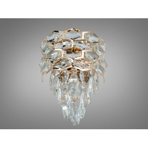 Бра настінне Diasha кришталь золото E14x2 Diasha 2036/2WSGD