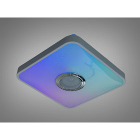 Світлодіодна смарт люстра біла 45 Вт з Bluetooth Diasha DB-8501B/280x280RGB+MP3