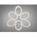 Стельова LED люстра біла 60 Вт 6 кілець пульт Diasha S5607/3+3WH