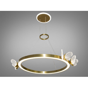 Декоративний світлодіодний підвіс "Метелик", 35W, золото Diasha 6185G