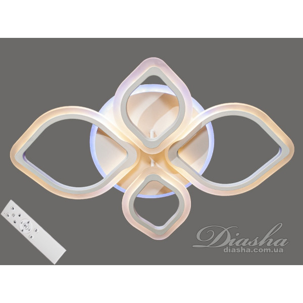 Светодиодная люстра Diasha MX2407/2+2WH LED 3color dimmer