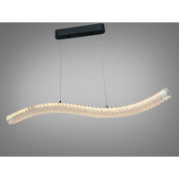 Світлодіодна люстра Diasha LED чорна 55Вт пульт Diasha MD2509/1000BK