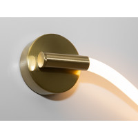 Сучасний світлодіодний настінний світильник шланг, 18Вт, бронза Diasha SY9601-GAB