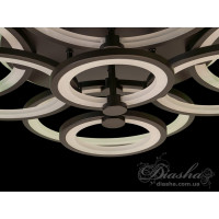 Люстра в зал потолочная светодиодная 235W 8022/8CFLED3colordimmer