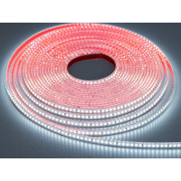 LED стрічка 24в, 180 шт/м, герметична, 8мм, холодний Diasha N24-2835-180-CW-65-8