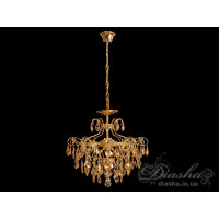 Люстра с хрусталем Diasha A07-500G-SP