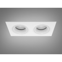 Точечный светильник врезной в спальню "Аluminium" Diasha QXL-1732-S2-WH