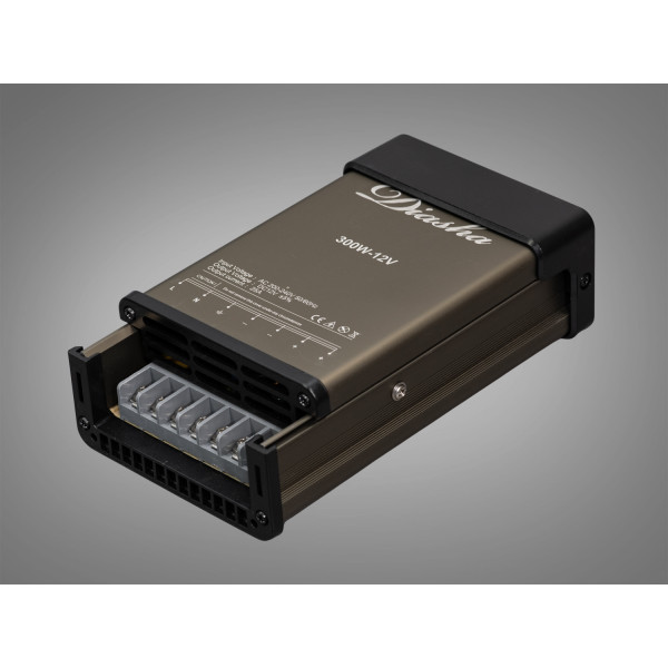 Потужний блок живлення 12В, із захистом від дощу, 300Вт, 25А Diasha PPF-PW-IP54-12v-300w