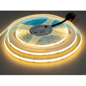 LED стрічка 5В з USB, 120 діодів на метр, 8мм, теплий Diasha P5-COB-320-WW-20-8