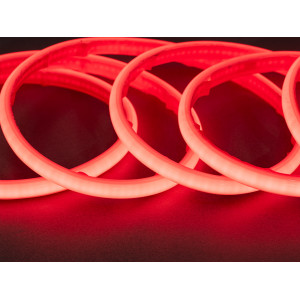 Світлодіодна стрічка 220В, 320 шт/м, герметична, 10мм, червоний Diasha P220M-COB-320-RED-65-10