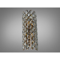 Настінний світильник Diasha золото з кристалами циліндрична форма Diasha 9136-B420GD