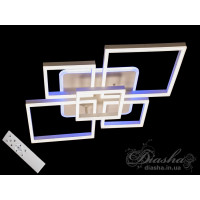Потолочная светодиодная люстра с пультом Diasha MX11040/2+3A WH LED 3color dimmer 