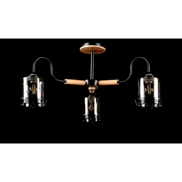 Люстра с плафонами  L6020/3 (BLK) Splendid-Ray
260749