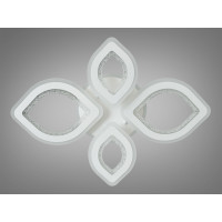 Лед люстра в спальню с пультом 100W Diasha 8507/2+2LED3colordimmer