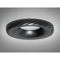 Оригінальний точковий світильник з алюмінію, чорний Diasha PR-9-BK