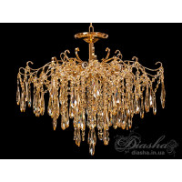 Люстра с хрусталем Diasha A08-600G-SP  