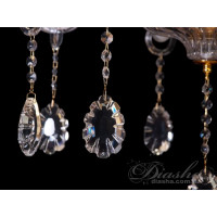 Велика кришталева люстра Diasha 5011/8G