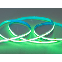 COB LED стрічка 12В, 320 діодів на метр, 8мм, зелений Diasha P12-COB-320-GREEN-20-8