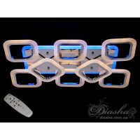 Потолочная светодиодная люстра с пультом Diasha AS8060/6+2HR LED 3color dimmer 