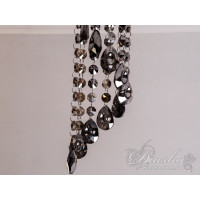 Точковий світильник із кришталевими підвісками Diasha 6013CCH-SM