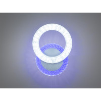 Сучасний світлодіодний світильник з кольоровою підсвіткою, 22W, білий Diasha 2203/1WH