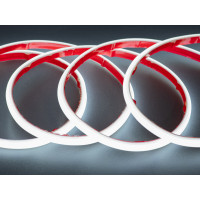 LED стрічка 220в, 288 шт/м, герметична, 10мм, холодний Diasha P220M-COB-320-CW-65-10